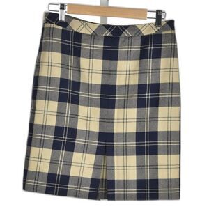 Brooks Brothers 346 Wool Plaid Pencil Skirt Size 00P